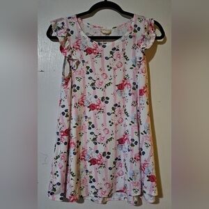Adorable Floral Print Sleeveless Blouse